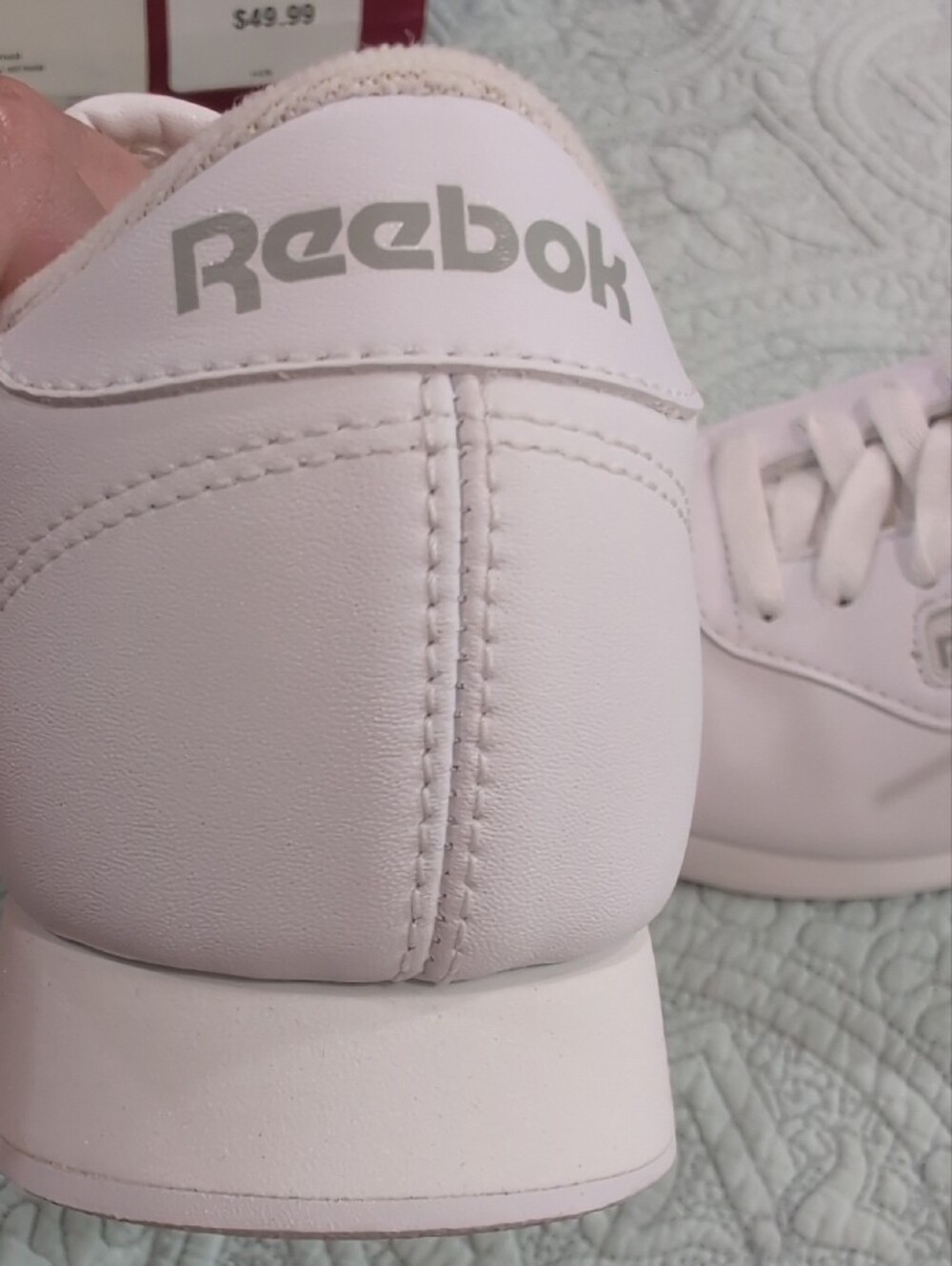 Reebok Princess Classic White Women's Athletic Sneakers - Picture 8 of 10